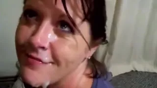 Amazing exclusive blowjob, ebony, facial porn clip