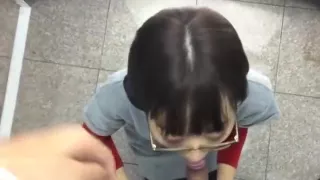 Crazy homemade sexy, asian, blowjob sex clip