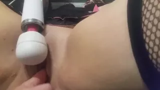 Close up magic wand with finger bang
