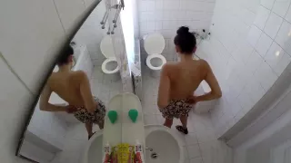 Sexy Teen Girl Gets Naked In Her Bathroom