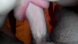 Wife with a really fat pussy riding a big hard cock