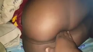 Babe with great ass in tights teasing her horny fellow