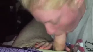 girlfriend  sucking my fat cock and eating jizz in the end