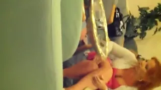 Sexy redhead with big boobs