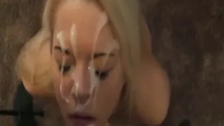 Blond slut gets facilized the way she wants it