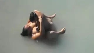 Hidden dude filmed these mexican couple making sex fun in a lake,!holy fuck!