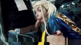 Public fuck with horny Harley Quinn. Halloween