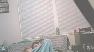 Hidden camera cumming hard creampie