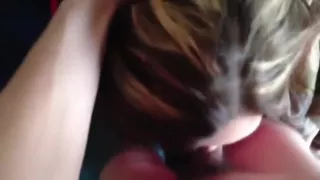 18 Year Old Whitney Deep Throats and Fucks My Big Cock While My GF Showers