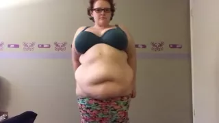 Super tight clothes BBW Feedee Amber Crystal