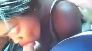 Puttana negra in macchina