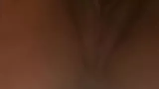 BBW ebony milf plays with pussy