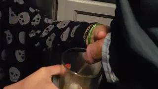 Shelby DRINKS FULL 16oz glass of YELLOW PISS. Gagging Choking Hate Swallow