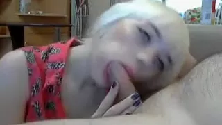 Blonde Hottie Knows How To Suck A Dick And Ride It To Compl Part 01