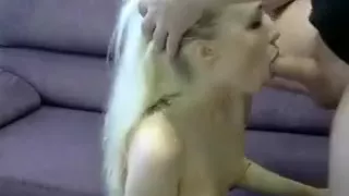 Warm Stripteasing Blonde On Cam Sucking Cock Enthusiastic Part 03