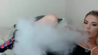 Blonde Russian Teen In Stockings Masturbating Part 01