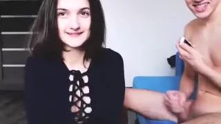 Real Teen Brunette Blowjob Part 01