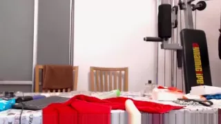 Shapely Young Brunette Toys On Webcam Part 01