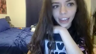 Busty Brunette Amateur Teen Webcam Girl Part 03