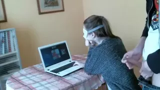 Big ass blonde teen Tucker Starr blowjob and doggy fucked Part 01