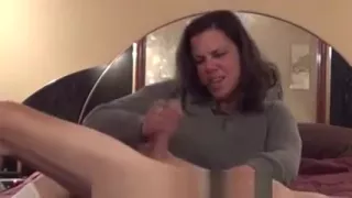 rough cfnm latina handjob