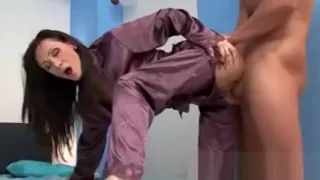 Clothed euro slut cumshot on blouse