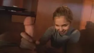 Close-up footage of blowjob