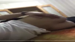 Russische Teenager necken mit ihrem Arsch in Leggings