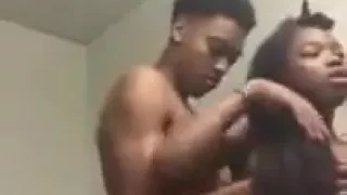 cute ebony gettting fucked on the toilet