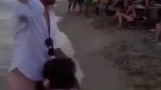 wasted girl sucks off guys infront of a crowd