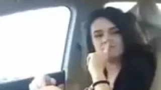 girl persuaded to suck dick in car