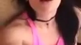 girl has a nipple slip on periscope