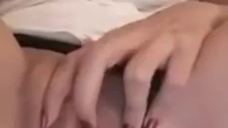 turkish girl fingers her pussy