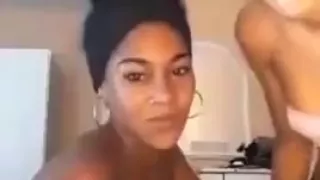 drunk spanish girls teasing in underwear