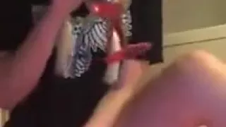 american girl teases her viewers