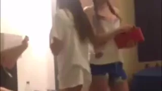 cute spanish girls on a sleepover