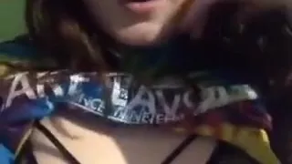 Girl teasing for money