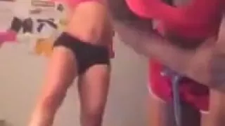 sexy teens dancing in underwear