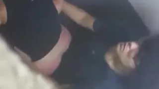 teens caught fucking on the clubs toilet