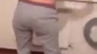 topless russian girl dancing in yoga pants