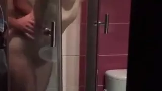 wife caught fucking the neighbor in the shower
