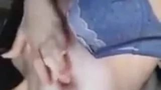 young girl playing with her pussy on periscope