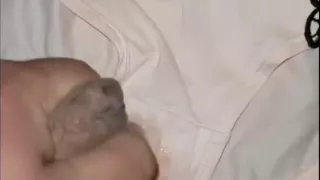 Sexy teen step daughters knicker show with cum on panties