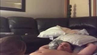 Hot horny slut rides a fat cock like she’s never had it before