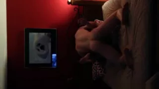 Tied up girlfriend fucked hard on hidden camera