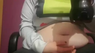 Burps and belly button play