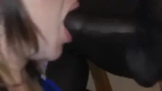 Love to be rough with a pregnant woman mouth