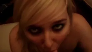 Delicious Blonde Cock Sucker In Action