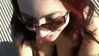 Driving Fast Makes Her Horny