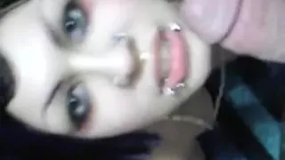 Mind-Blasting Facial For My Emo Babe